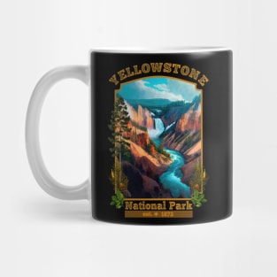 Yellowstone National Park Lower Falls Mug